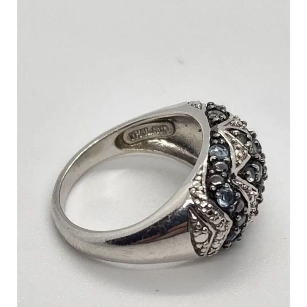 925 STERLING SILVER SPINEL RING SIZE 6.5